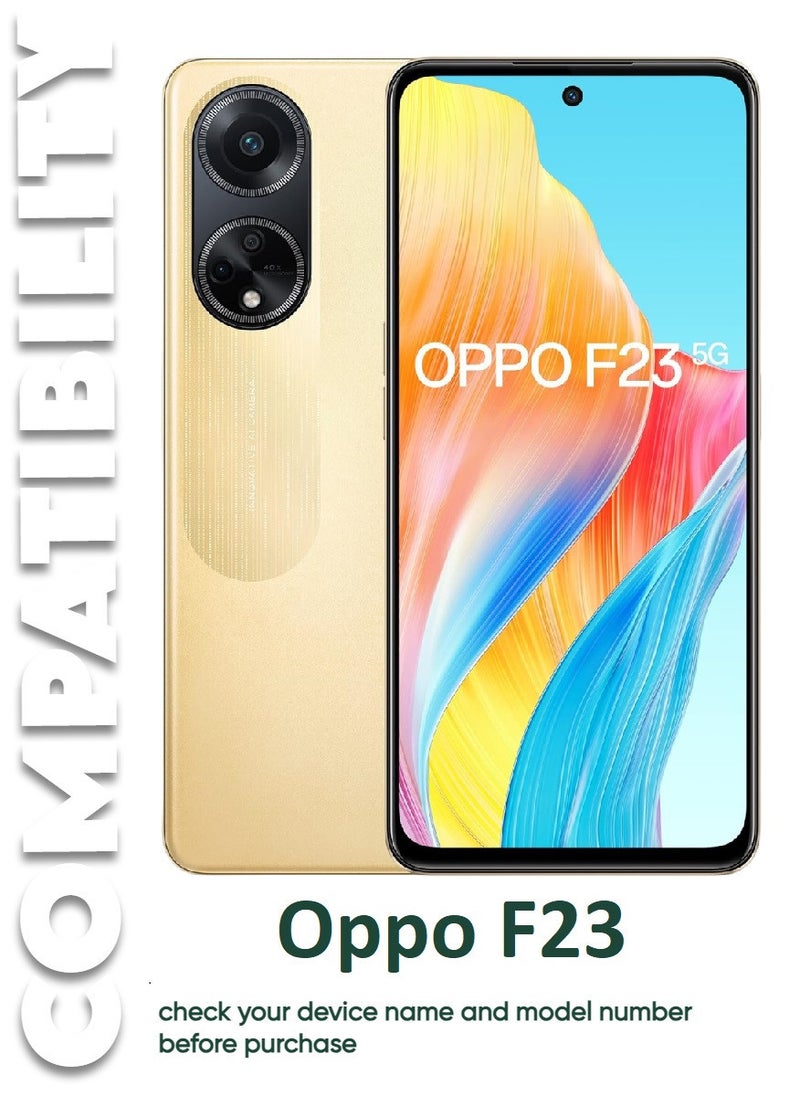 ACLIX Antistatic ESD Dustproof Premium Quality High Definition Tempered Glass Screen Protector Designed For Oppo F23 - Image 3