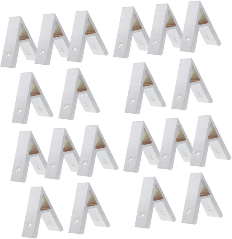 4 Pack Aluminum Corner Brackets For Series Profiles Sturdy Extrusion Connectors Easy To Install - Image 1
