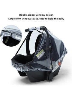 Generic Baby seat rain cover, baby stroller, infant car dust waterproof, windproof, easy to install, snow and  - Image 2