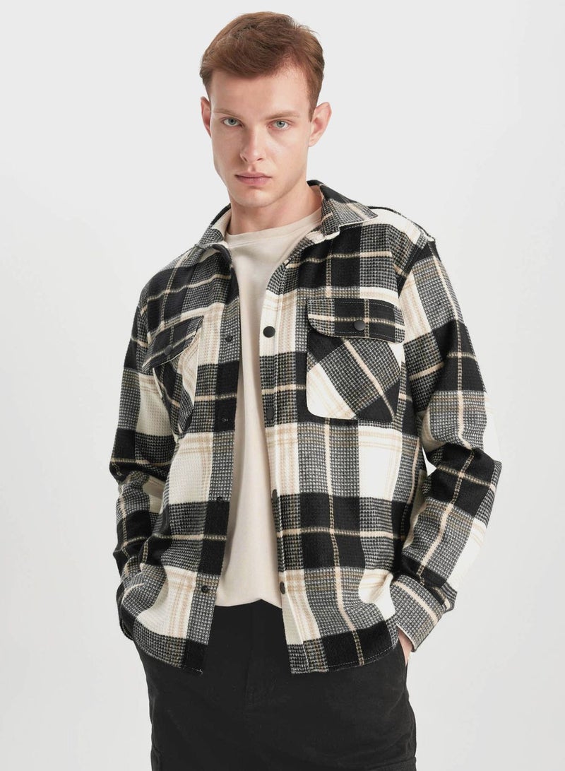 DeFacto Man Relax Fit Long Sleeve Shirt  - Image 1