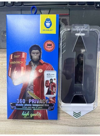 Applicable To Apple 16pro Gorilla 360 Degree Peep-proof And Dust-free Tempered Film Iphone16promax Film HD-Color:Blue Orangutan 360°Anti-peeping And Dust-free Warehouse [anti-peep + Packaging]-Size:iPhone 14pro - pzsku/Z747A348311159AF7A0A3Z/45/1744017257/25d4bb5c-1741-405e-821e-dd93d6398679