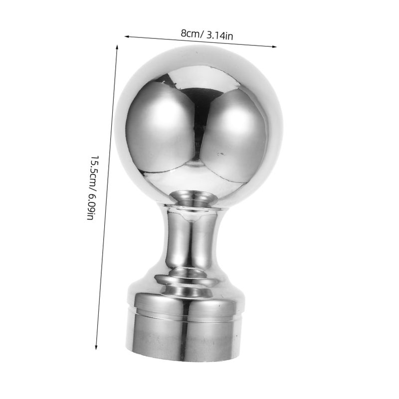Stainless Steel Ball Dome Post Cap Finial for Stair Fence Ornament - Image 3