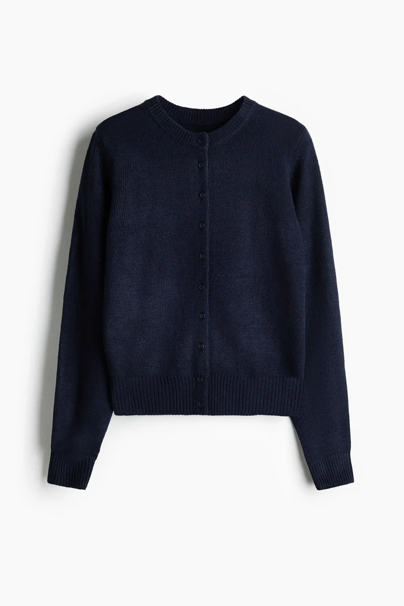 H&M Textured-knit cardigan