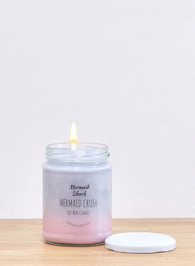 Flamingo Candles Mermaid Crush Ombre Jar Candle