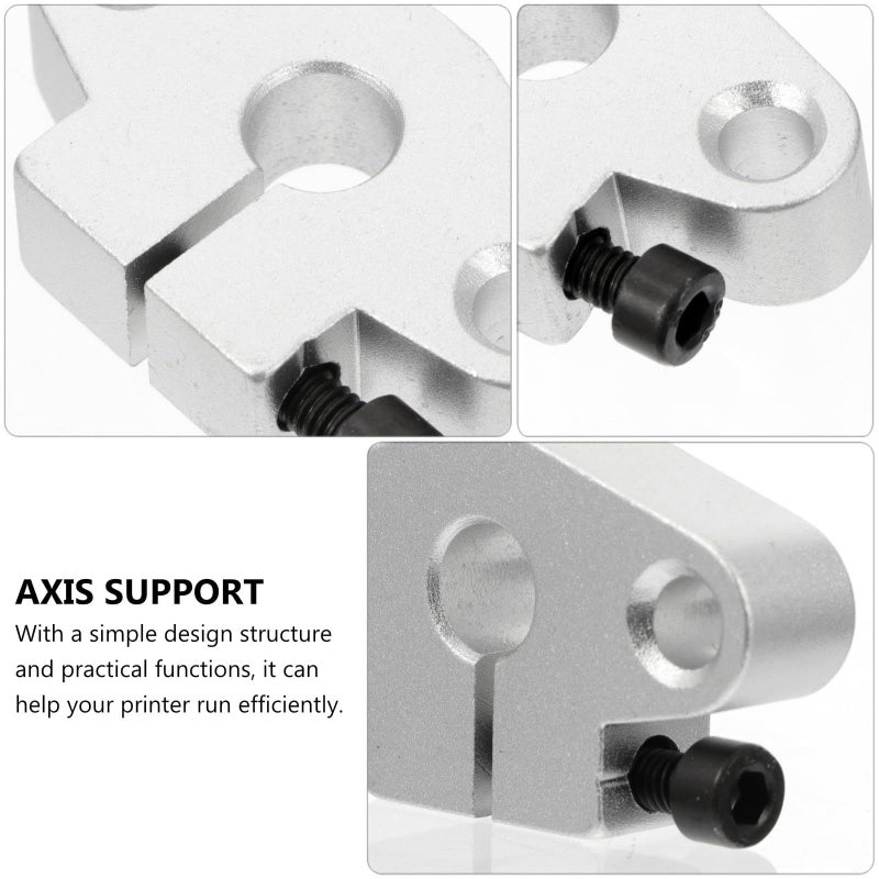 4 Pcs Linear Shaft Guide Rod Support Clamp Holder Bracket for 3D Printer Optical Rail - Image 4
