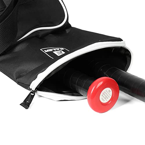 EALER Baseball Bat Tote Bag & T-ball, Softball Equipment Bag - Gear for Kids, Youth, and Adults Holds Bat, Helmet, Glove, Cleats, Shoes and More（Black） - Image 4