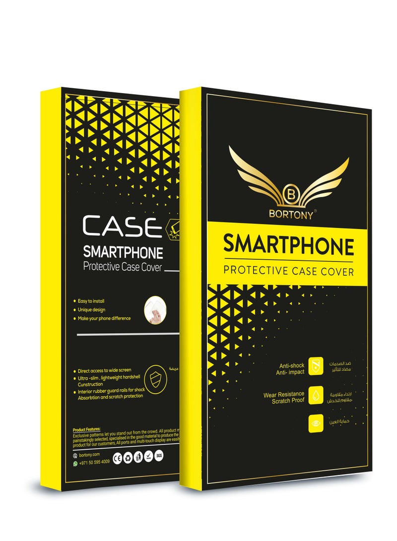 BORTONY Protective Case Cover With Finger Grip Stand For Samsung Galaxy A12 - Image 4