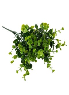 Generic 2-Piece Artificial Fake Boxwood Leaves Set Green  - Image 1
