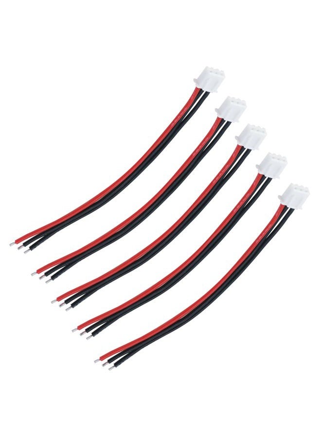 Antrader JST-XH LiPo Battery Wire Balance Connector Extension Cable Set 3S 1Red + 3Black QXAD0131 - Image 1