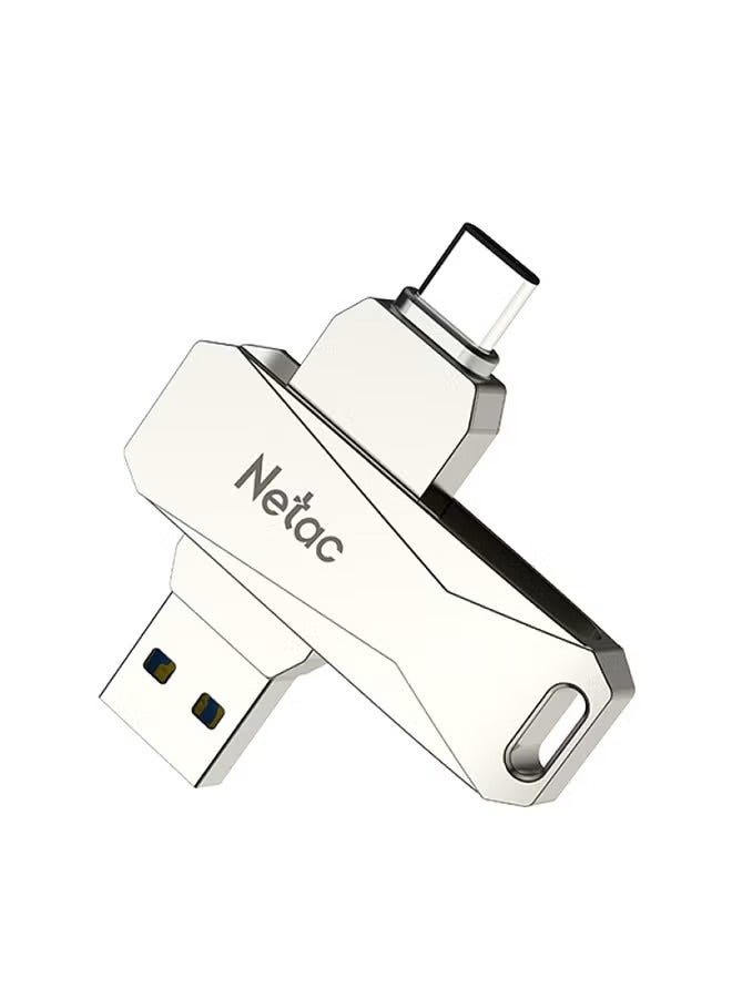 Netac U782C_2 64GB Dual USB Type-C Flash Drive - Silver - Image 4