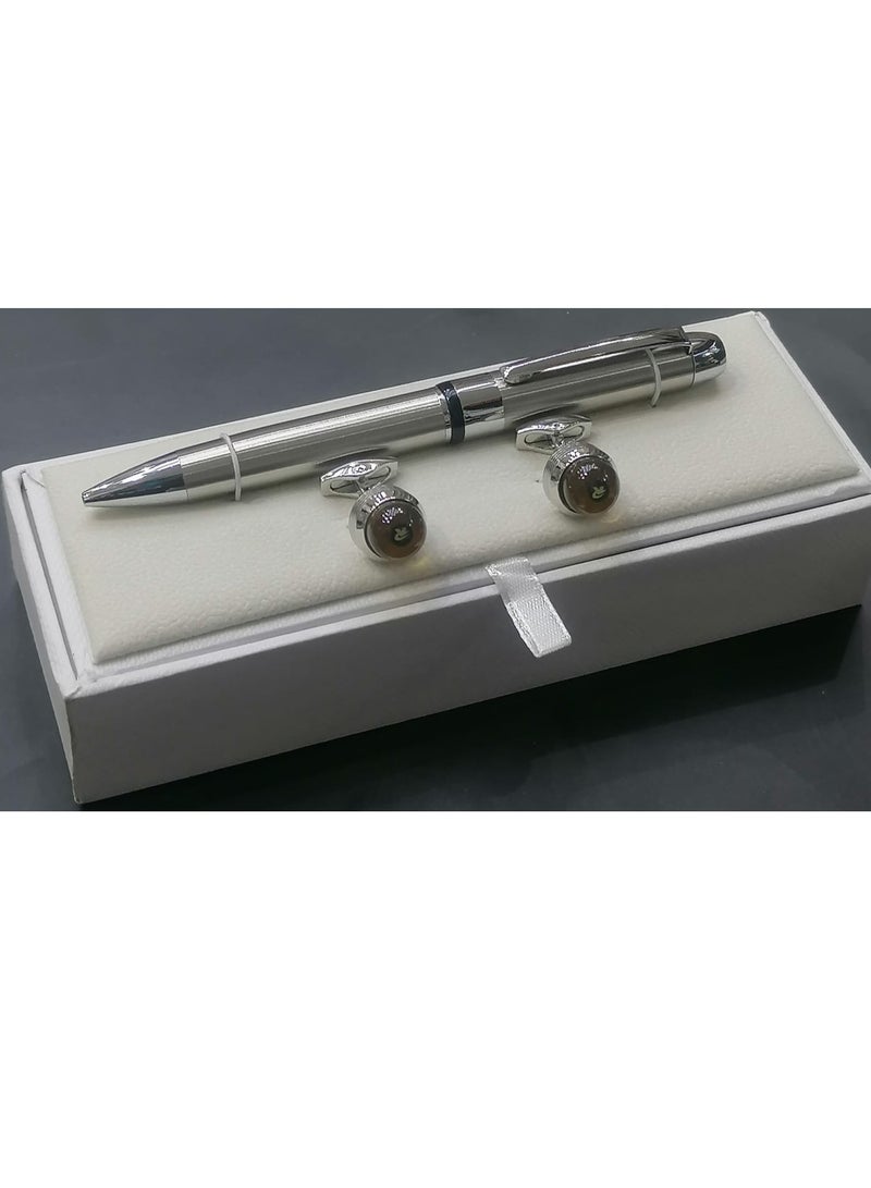 طقم قلم وكبك درجة اولى رجالي