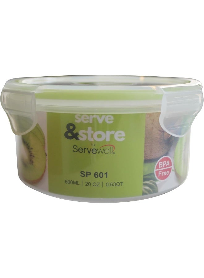 Servewell Servewell S&S Round Container 600 Ml (Sp 601) 