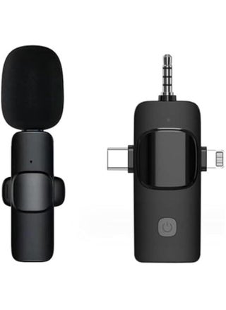 Mini MicrophWireless Lavalier Lapel Microph for iph  Camera PlugPlay，Professional Noise Reduction Recording Clip Mic for Creator Interview YouTube Interview TikTok Vlog - pzsku/Z747B3D1870D15CD6A31CZ/45/_/1727023501/e191b8ac-5a5d-4f16-a0d6-408046418932