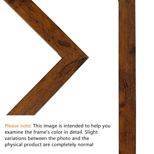 SESEAT 11x14 Picture Frames Display Pictures 8x10 With mat or 11x14 Prints Without Mat,Wall Mounting,Brown,6PCS - Image 5