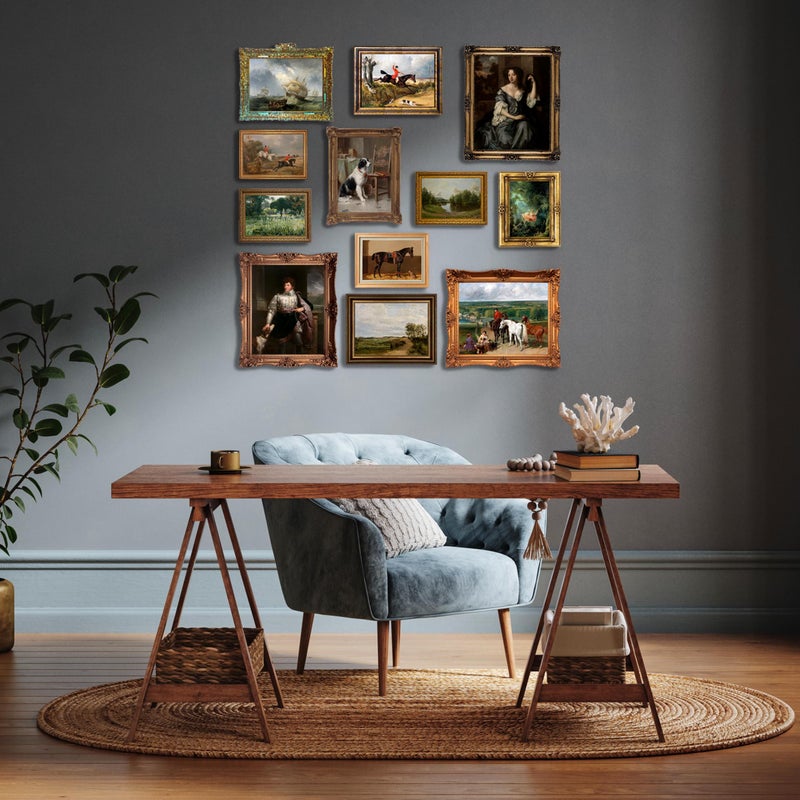 LANCHI95 12 PCS Vintage Victorian Wall Decor, Classic Maximalist Wall Decor, Coquette Vintage Art Prints, Victorian Wall Art, Vintage Paintings Pictures Moody Maximalist Decor (UNFRAMED) - Image 4