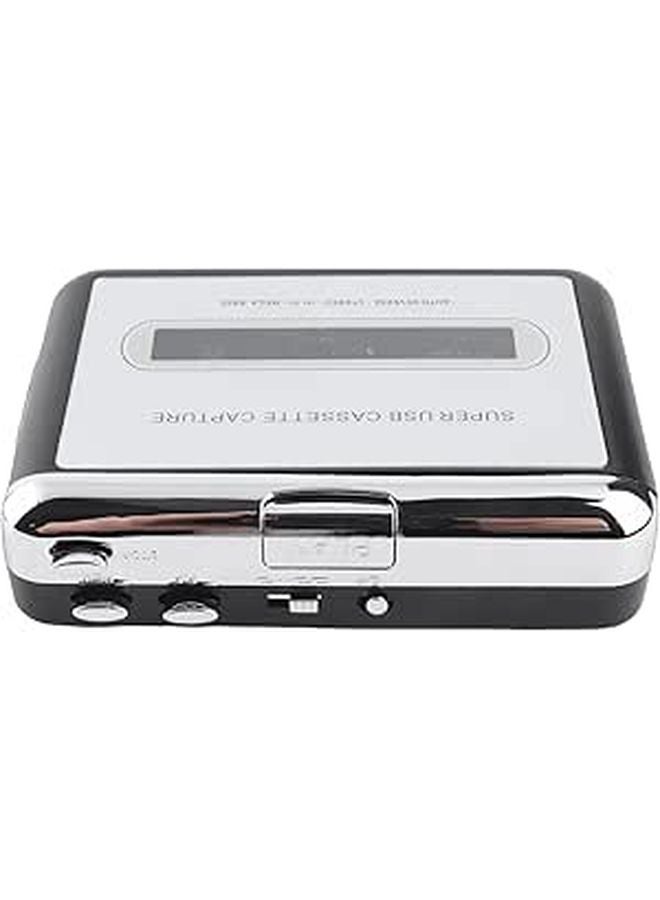 مشغل كاسيت محمول مع تحويل USB إلى MP3 وإمداد طاقة البطارية عبر USB - Image 1