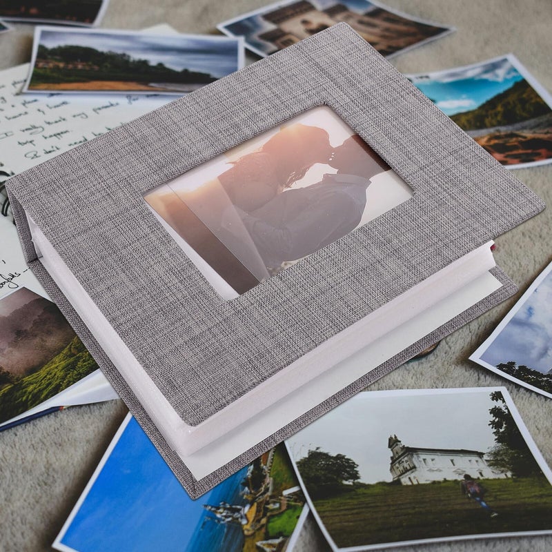 ألبوم صور بغطاء كتان 6 بوصات 100 صفحة سكرابوك DIY للتخرج والذكريات العائلية - Image 5