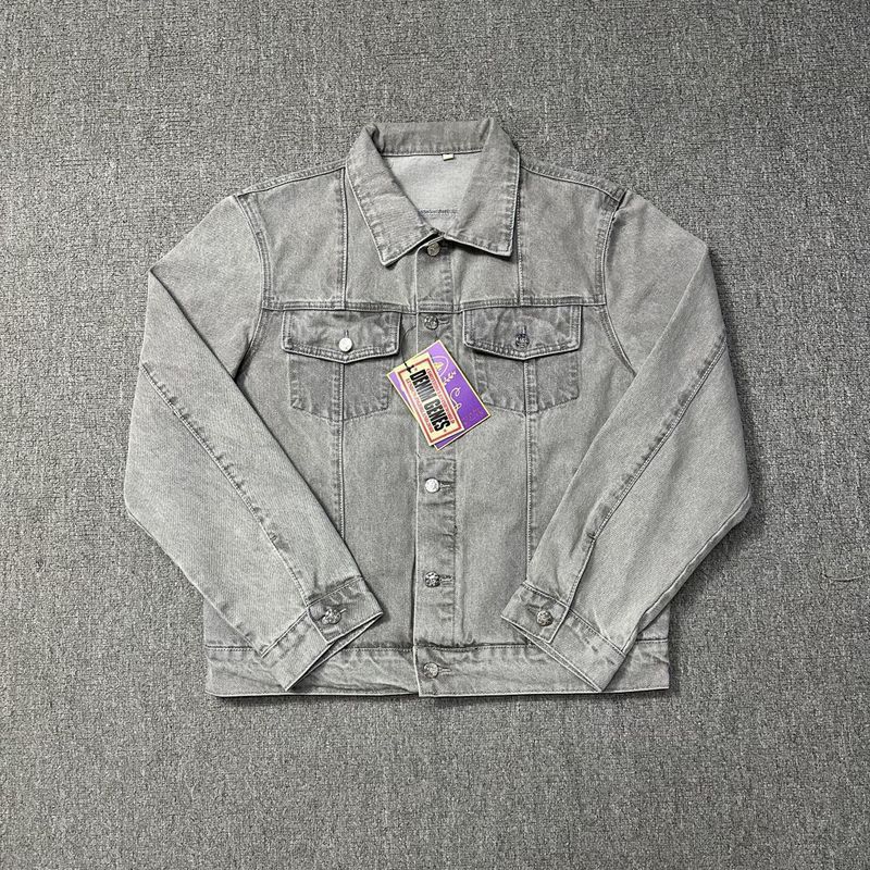 Corteiz Us Tide Alcatraz Casual Suit High Street Couples Trendy Denim Jacket Jacket Jeans - Image 3