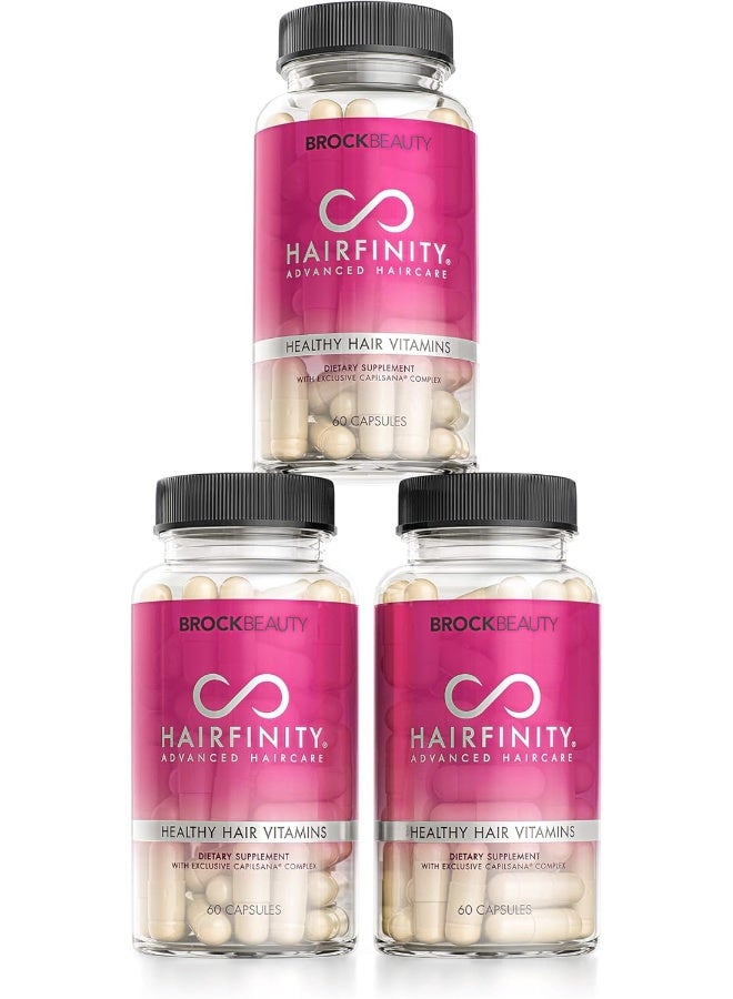 Hairfinity Healthy Hair Vitamin Capsules 60 ea (Pack of 3) - Image 1