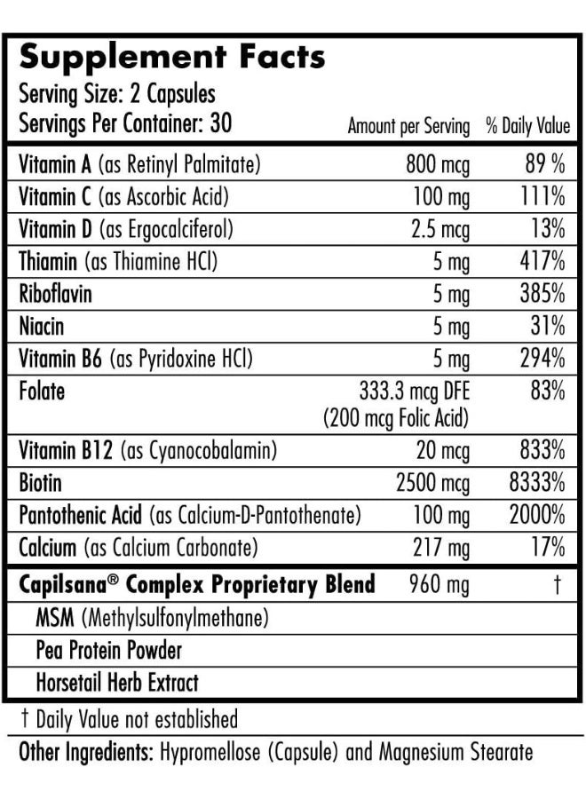 Hairfinity Healthy Hair Vitamin Capsules 60 ea (Pack of 3) - Image 5