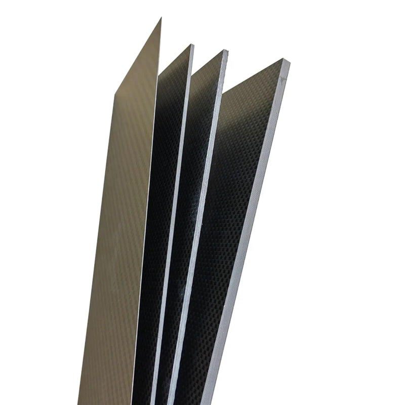 1 0mm Plain Matte Carbon Fiber Plate 95x245mm Lightweight Durable DIY Project Board - Image 2