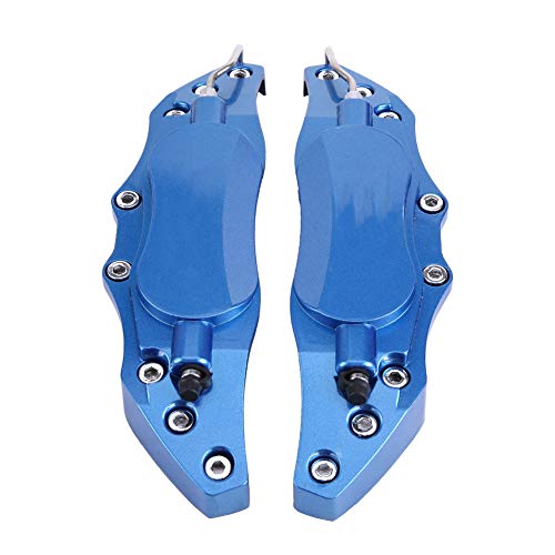 Acouto Car Brake Caliper Cover 2pcs Car Aluminum Brake Caliper Protector Cover for Wheel Hub 16in-17in Medium A Pair of Brake Caliper Cover Brake Caliper Protector Cover (blue) - Image 1