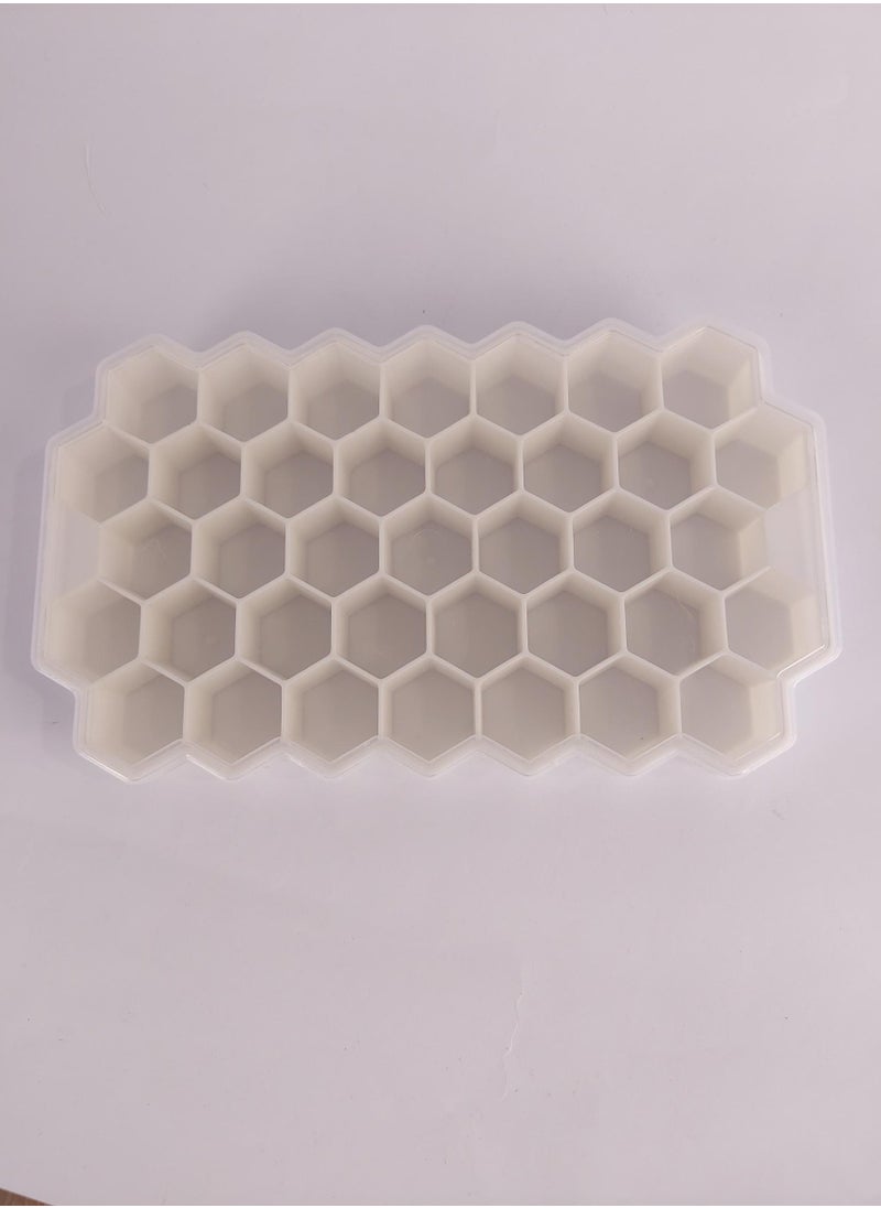 Generic - Flexible Silicone Ice Cube With Removable Lid White - Image 1