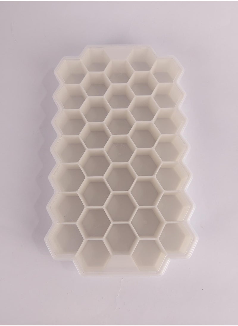 Generic - Flexible Silicone Ice Cube With Removable Lid White - Image 1