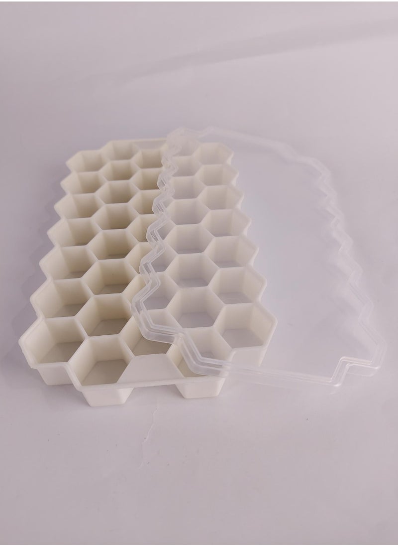 Generic - Flexible Silicone Ice Cube With Removable Lid White - Image 1