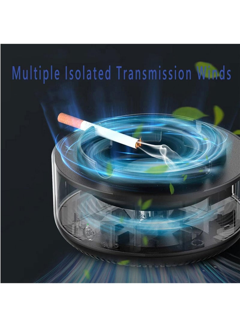 بولوز 2 في 1 منقي هواء منفضة سجائر متعددة الوظائف بدون دخان مع فلتر، منفضة سجائر للسجائر للمنزل والسيارة والمكتب - Image 4