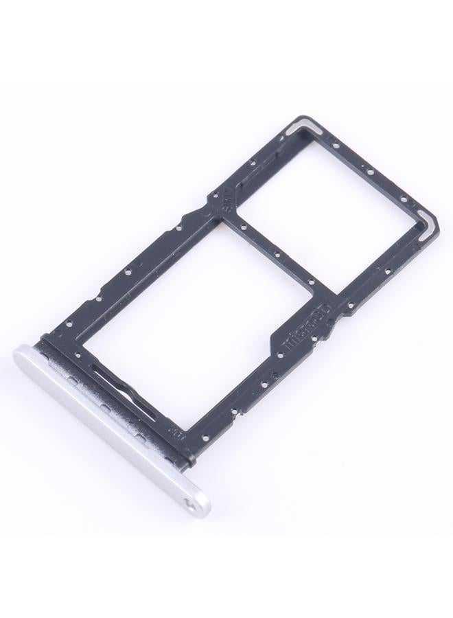 For Samsung Galaxy Tab A9 SM-X115 Original SIM + Micro SD Card Tray (Silver) - Image 2