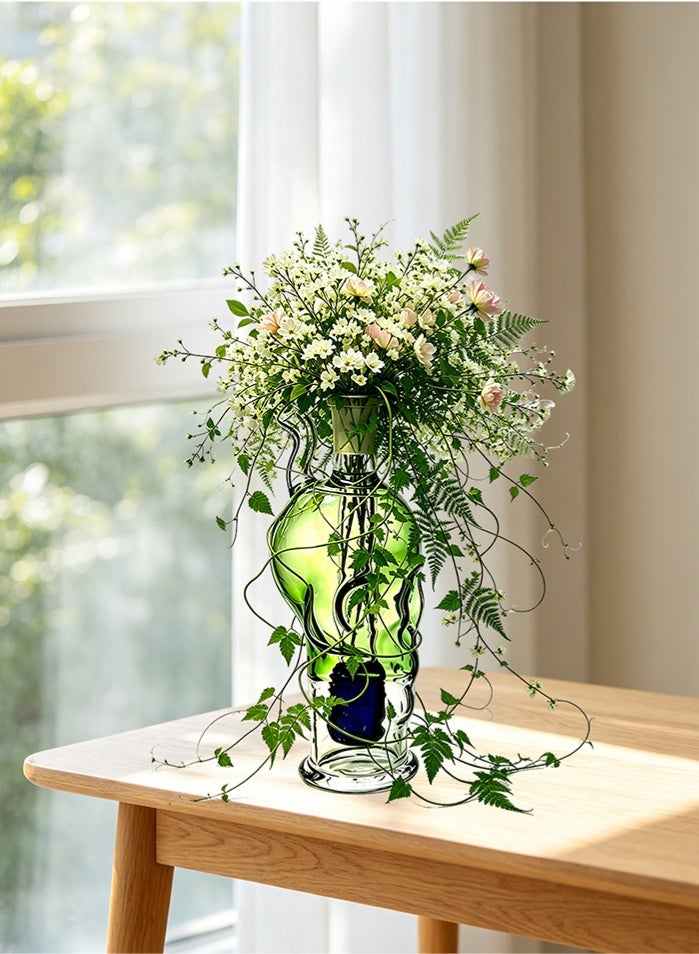 Mini Glass Home Decorative Heat Glass Vase