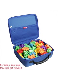 Hermitshell Travel Case For Learning Resources 100 Piece Deluxe Building Set (Blue)  - Image 2