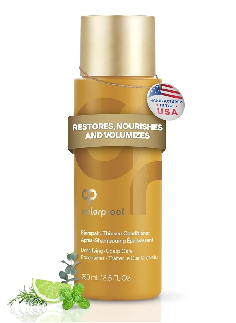 ColorProof ColorProof Biorepair Thicken Conditioner for Thinning Color-Treated Hair, Nourishes & Stimulates Hair & Scalp, Thicker, Fuller Looking Hair, Sulfate-Free, Vegan  - Image 1