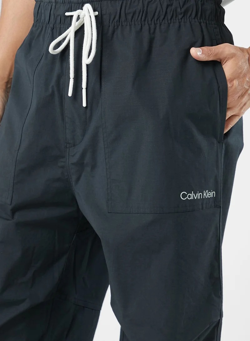 CALVIN KLEIN Logo Regular Fit Sweatpants