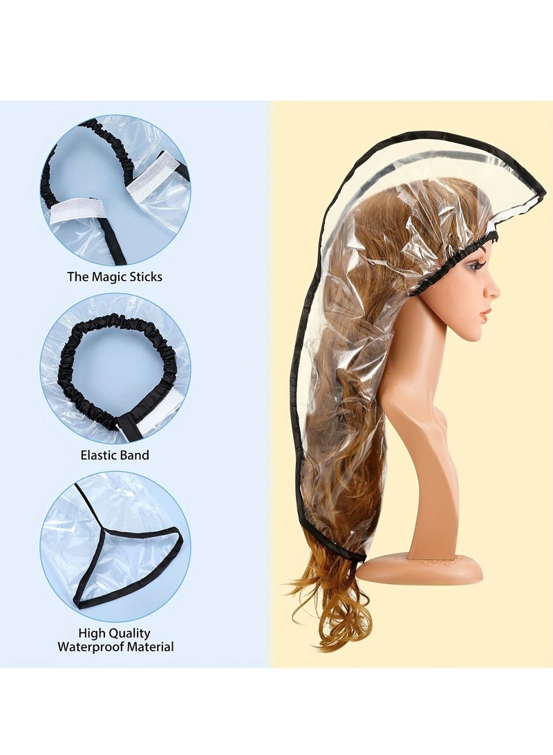 Generic 1pc upright shampoo funnel, hair dye cape, provides a comfortable option for people with neck problems or inconvenience in washing hair, can drain water into a bowl or sink - Image 1