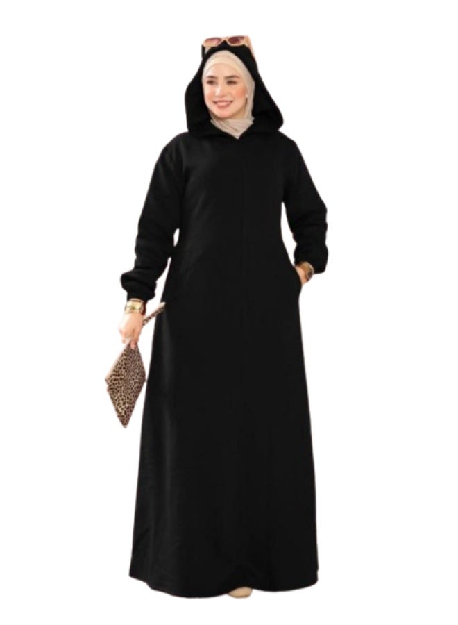 Winter dress for veiled women: Milton hoodie – a casual, loose, and modest design. - Image 1