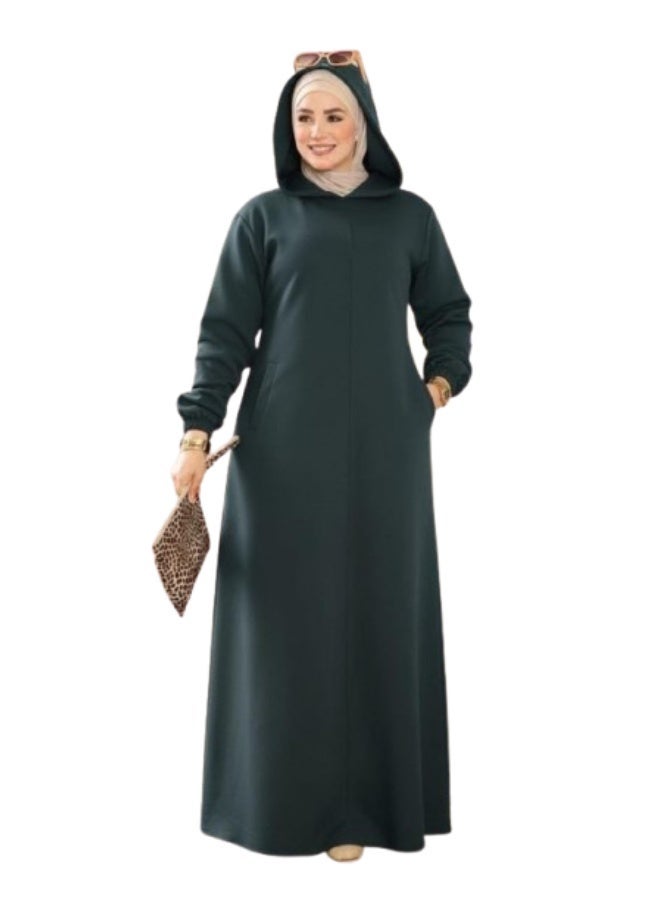 Winter dress for veiled women: Milton hoodie – a casual, loose, and modest design. - Image 1