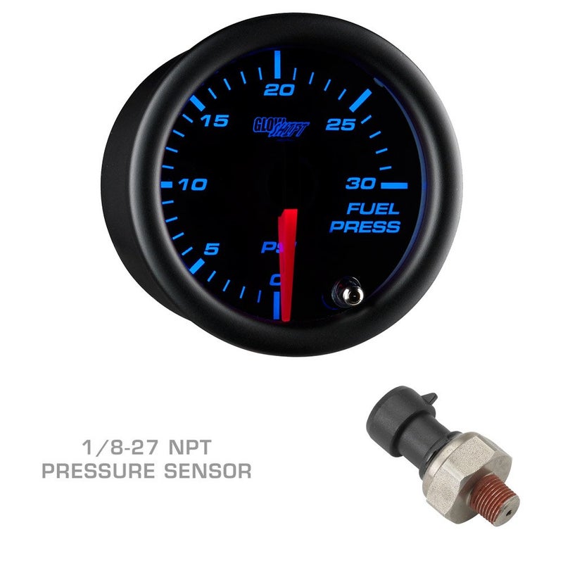 GlowShift Diesel Gauge Package for Dodge Ram Cummins 2500 3500 (1998-2002) - 7 Color Boost, EGT & Fuel Pressure Gauges with Black Triple Pillar Pod - Image 5