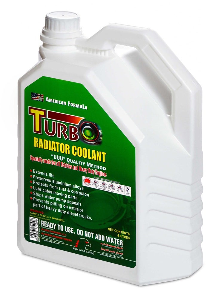 Turbo - American Formula Turbo Radiator Coolant 4 Liter's - Image 1