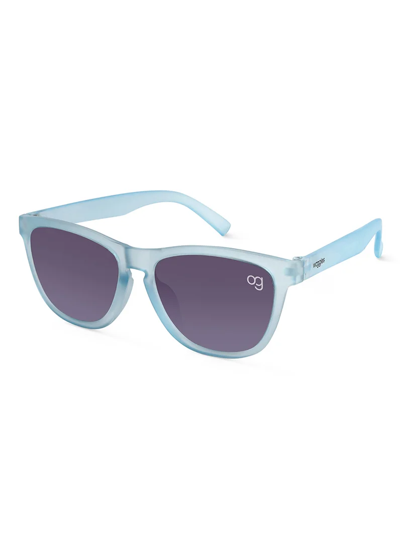 Woggles Shinecore Blue Square Kids Sunglasses