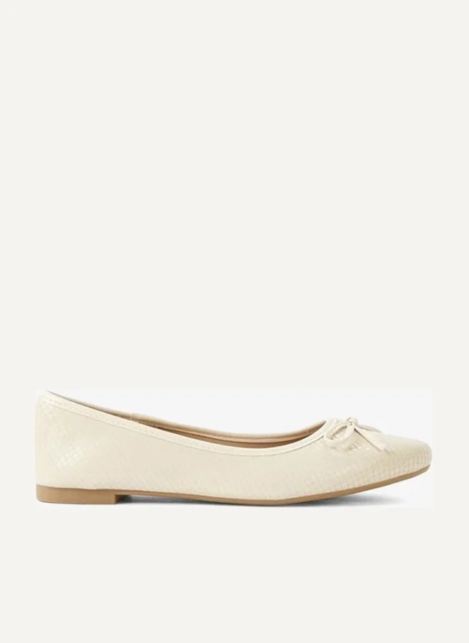 Women Bow Accent Ballerina Shoes