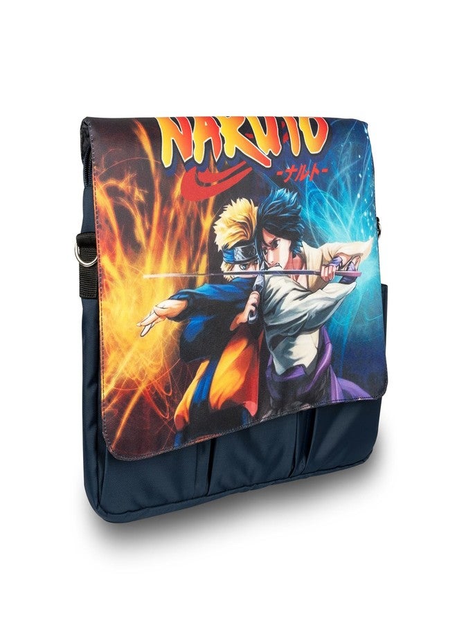Echo Boomers Naruto School Messenger Sling Bag fits upto 13-14" Laptop/Macbook|Detachable Shoulder Strap|Waterproof|Best for School Kids - Image 2
