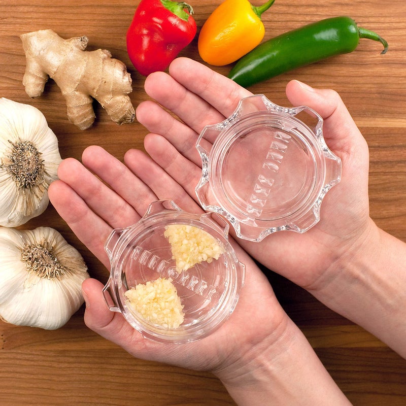 NexTrend Garlic Twister 3rd Gen - For Garlic/Herb/Nuts, Garlic Press Kitchen Mincer and Grinder, Easy to Clean! (Clear) by NexTrend - Image 5