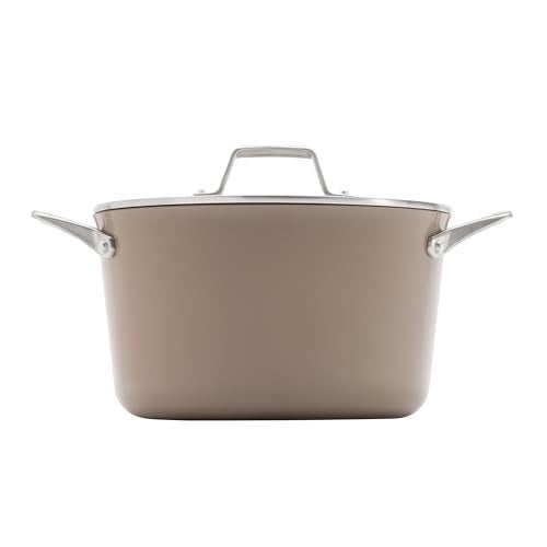 Calphalon® Premier Ceramic Nonstick 7-Qt. Dutch Oven with Lid, Mushroom Grey - Image 5