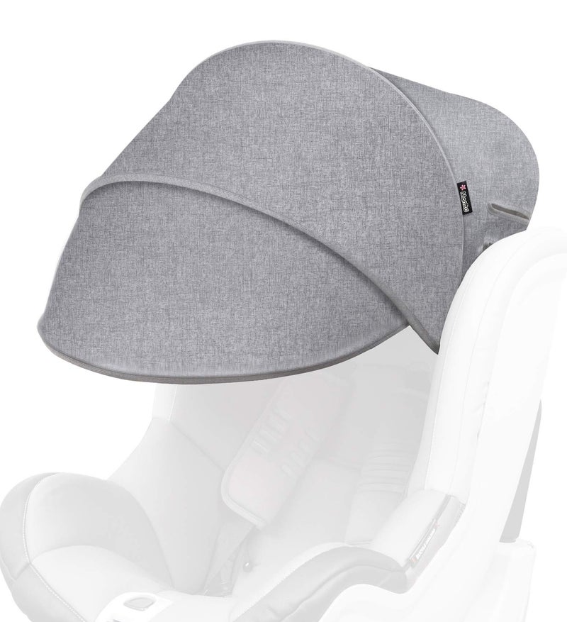 Manito Sun Shade ExtenderAuxiliary Canopy for Car Seat Black Grey