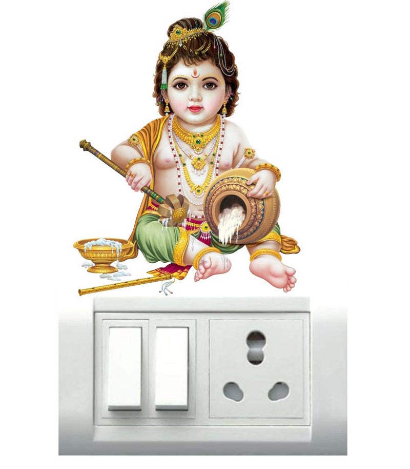 DecorVilla Decor Villa Vinyl PVC Religious Wall Sticker 35 x 22 cm Multicolour - Image 4