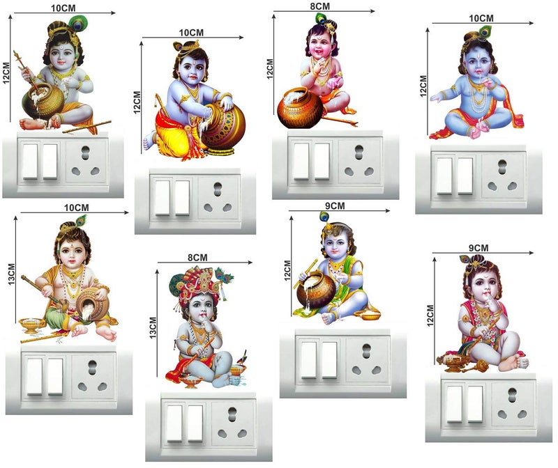 DecorVilla Decor Villa Vinyl PVC Religious Wall Sticker 35 x 22 cm Multicolour - Image 2