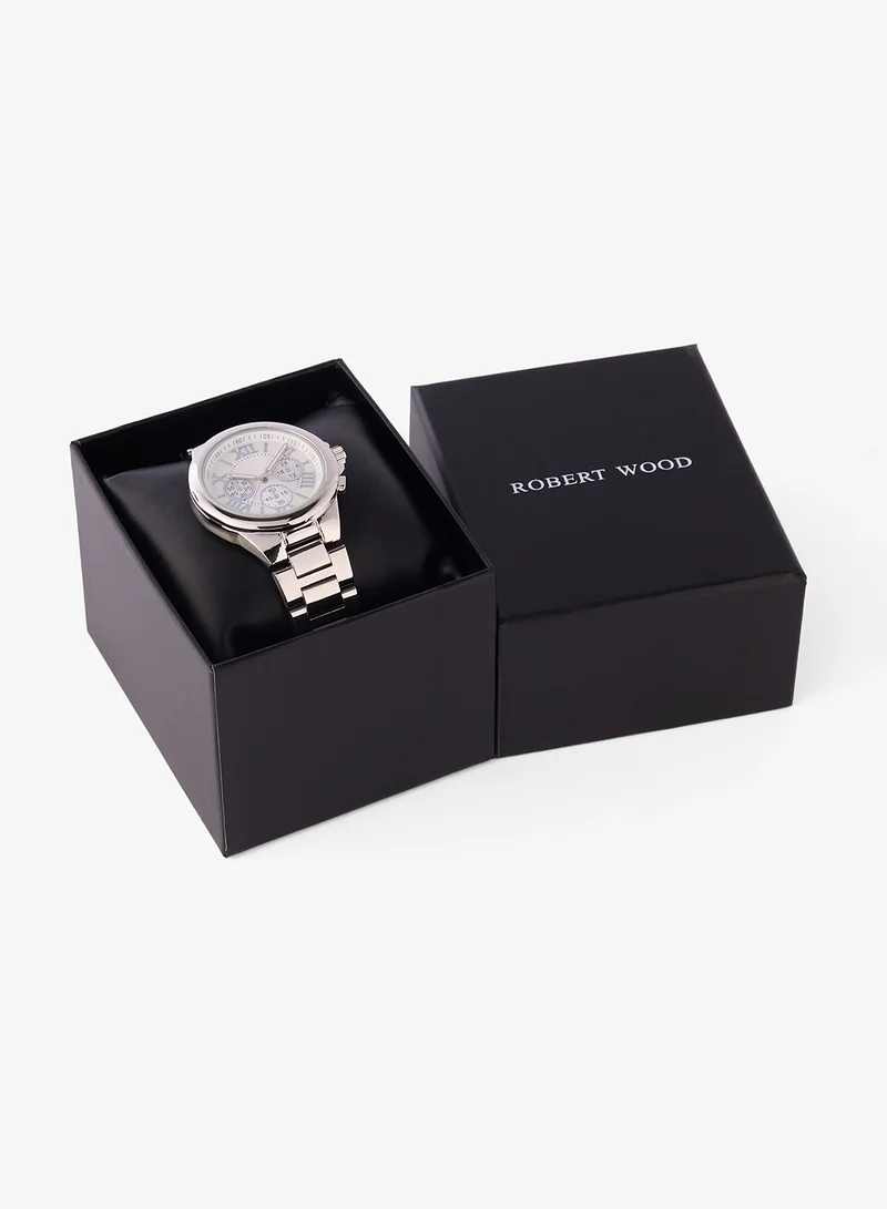 Robert Wood  Metal Strap Analogue Watch for Men | Best Price UAE
