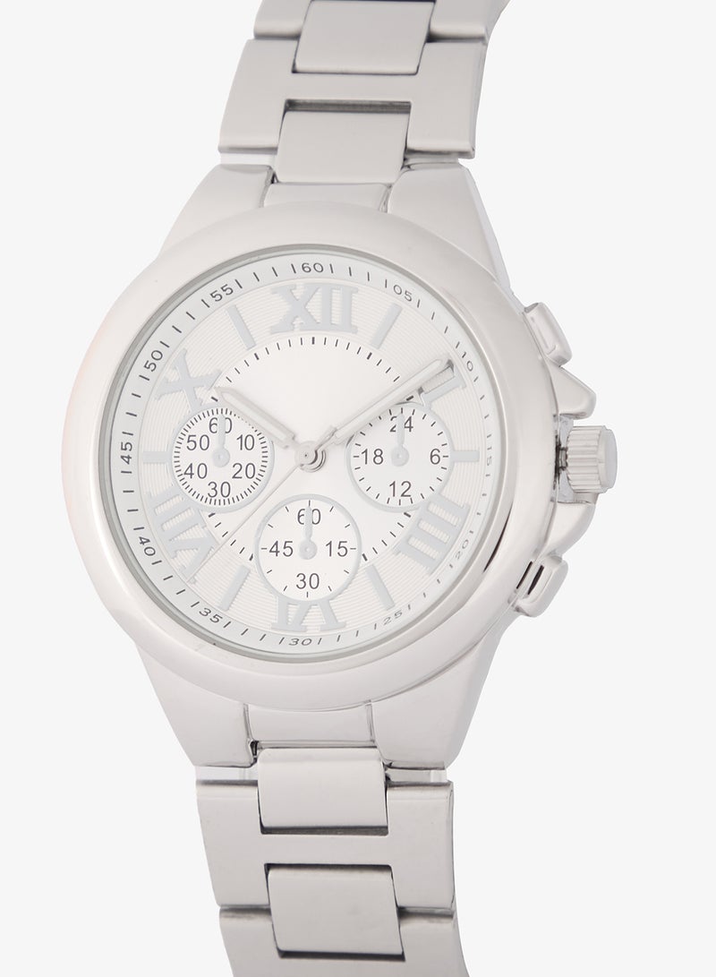 روبرت وود ساعة يد معدنية بعقارب - Image 2